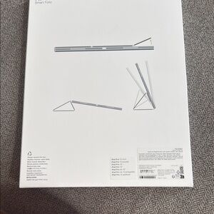 Apple Smart Folio for iPad Pro 13 inch - black new in box.  Purchased Amazon